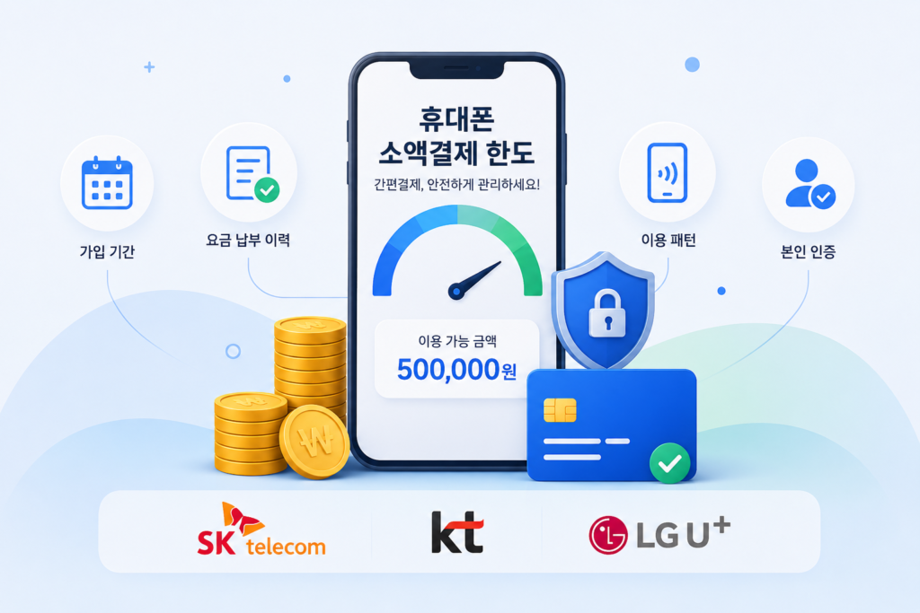 휴대폰-소액결제-한도